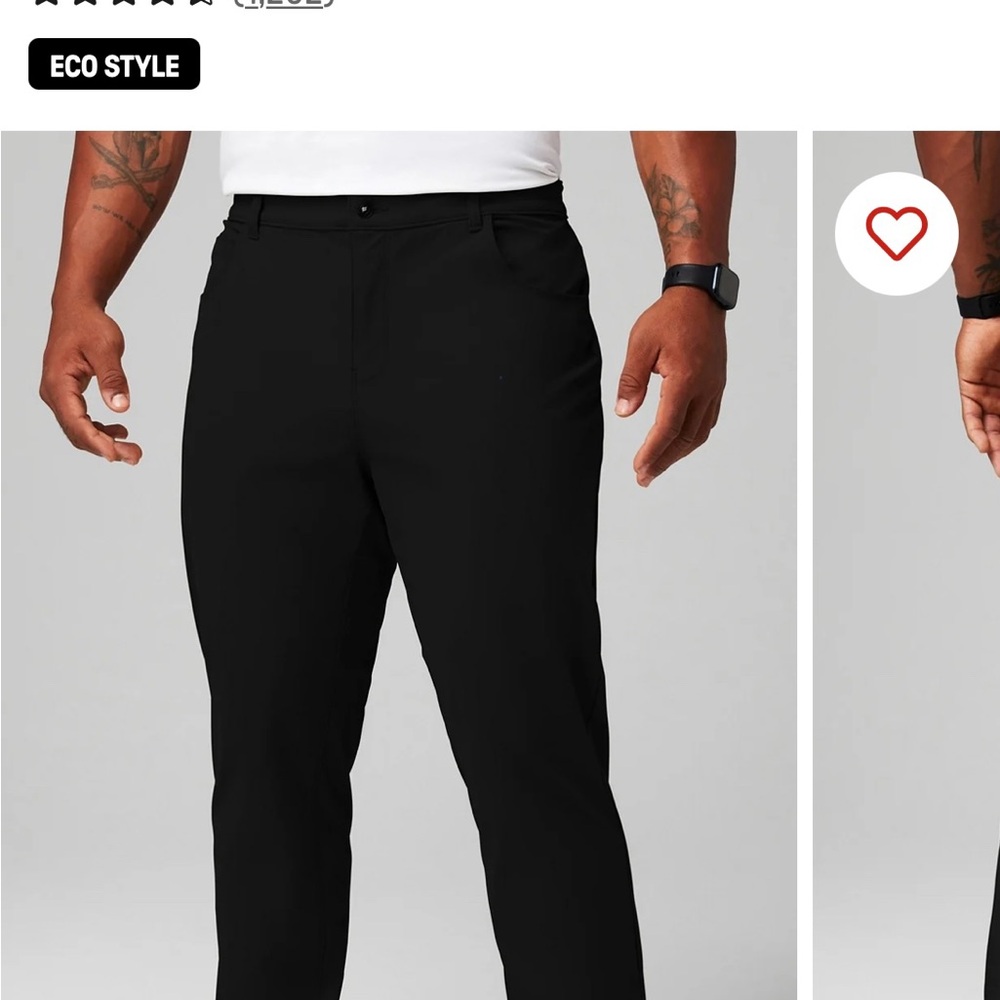 Fabletic Don Classic Men's Black Dress Pants